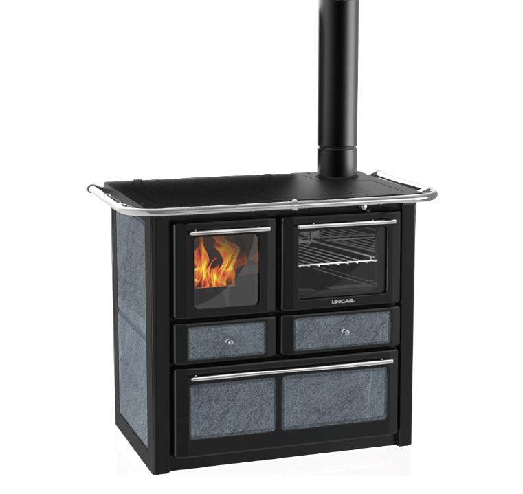 Holz-Küchenherd - LINCAR Gaia 149 VL 6,3 kW