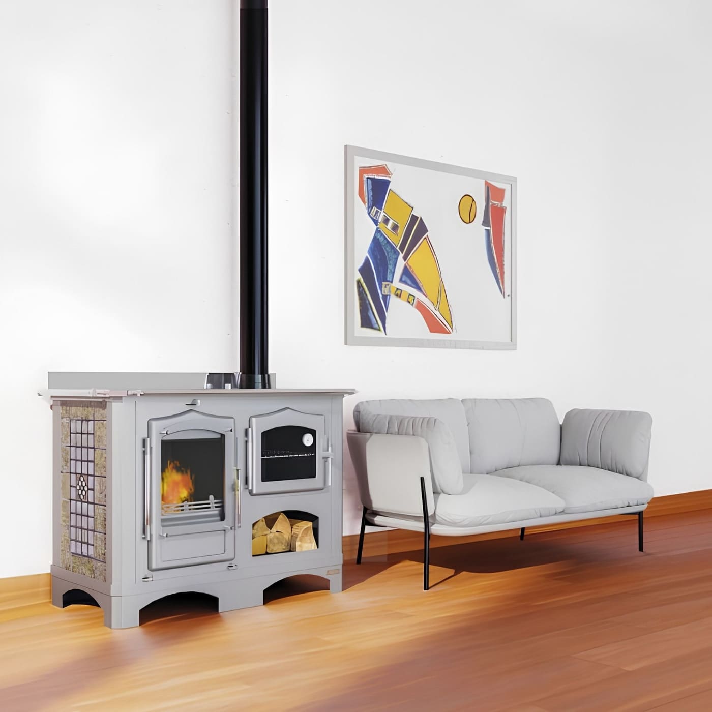 Holz-Küchenherd - LINCAR Duchessa 13,4 kW