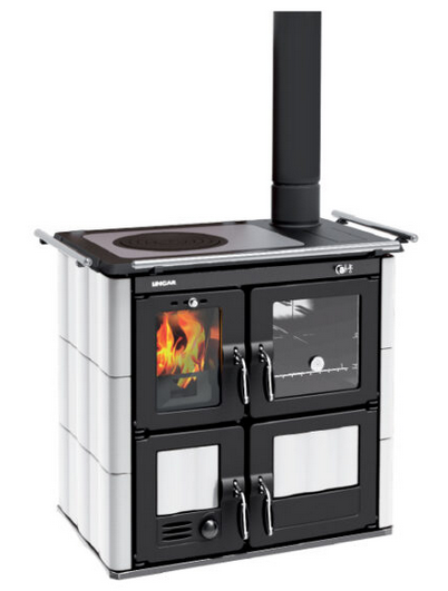 Holz-Küchenherd aus Keramik - LINCAR Bea 7,5 kW
