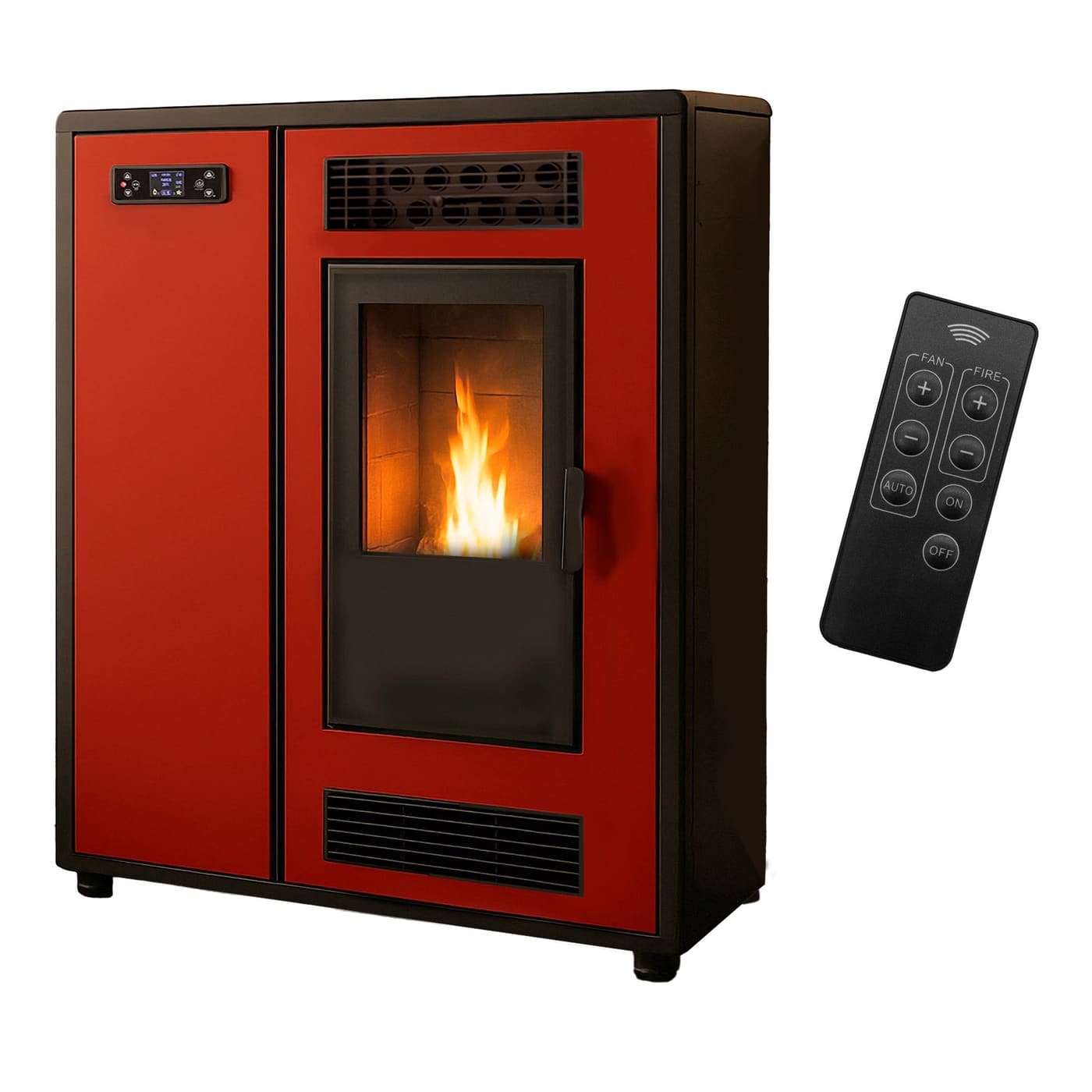 Pelletofen Air Slim Astral 12,2 kW Bordeaux Sannover