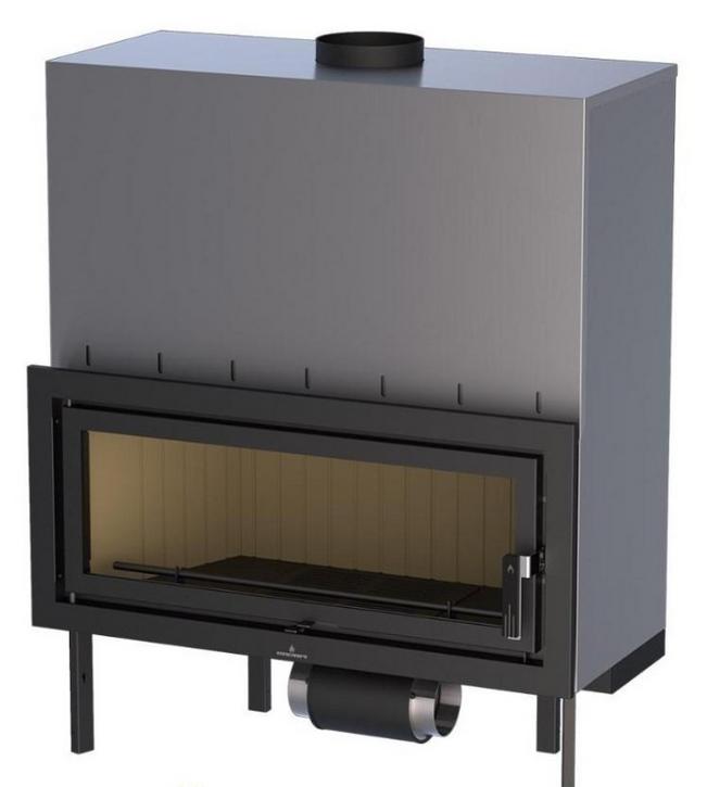 Holzeinsatz belüftet, kanalisierbar - BRONPI Londres - T 16 kW