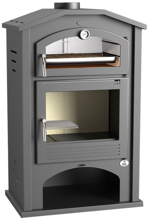Holzofen mit Backfach - FIREMATIC Detroit 9.5 kW