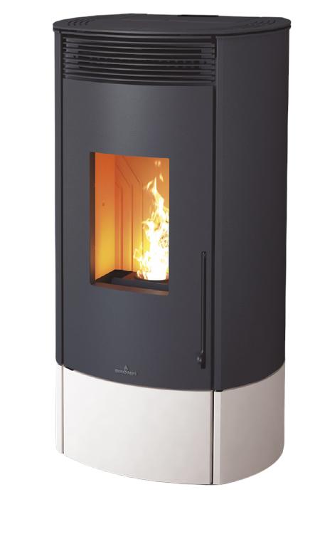 Pelletofen option kanalisierbar - BRONPI Mila 10.3 kW