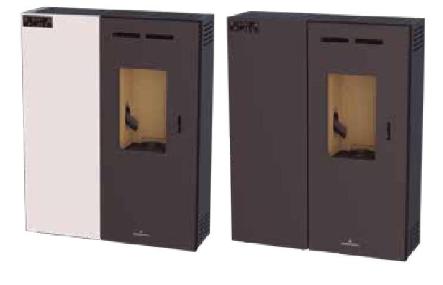 Extra-flacher Pelletofen - BRONPI Minerva Slim 2,9 bis 6,2 kW