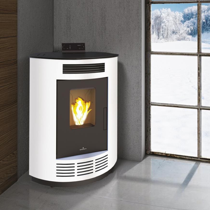 Eck-Pelletofen - BRONPI Nina 9 kW