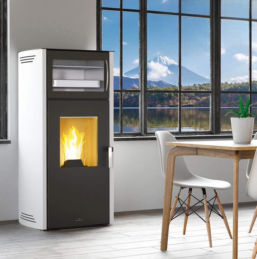 Pelletofen silencieux mit Backfach - BRONPI Noa Horno 11 kW