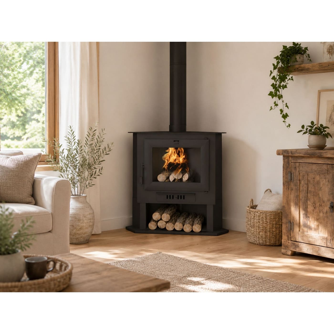 Eck-Holzofen - FIREMATIC Orlando 11.2 kW