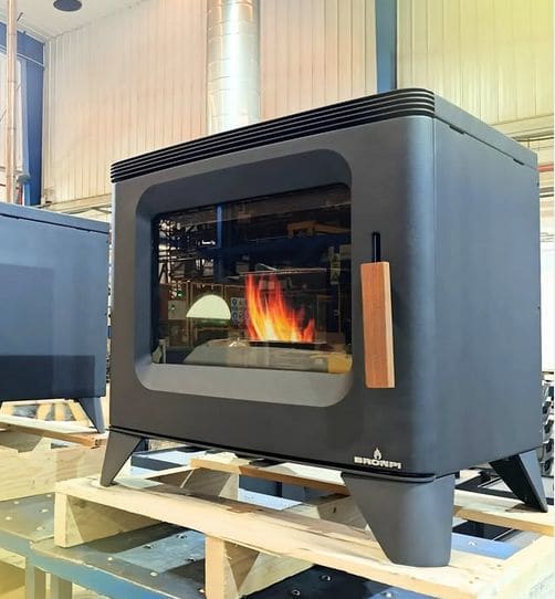 Holzofen anschließbar - BRONPI Orly 6 kW