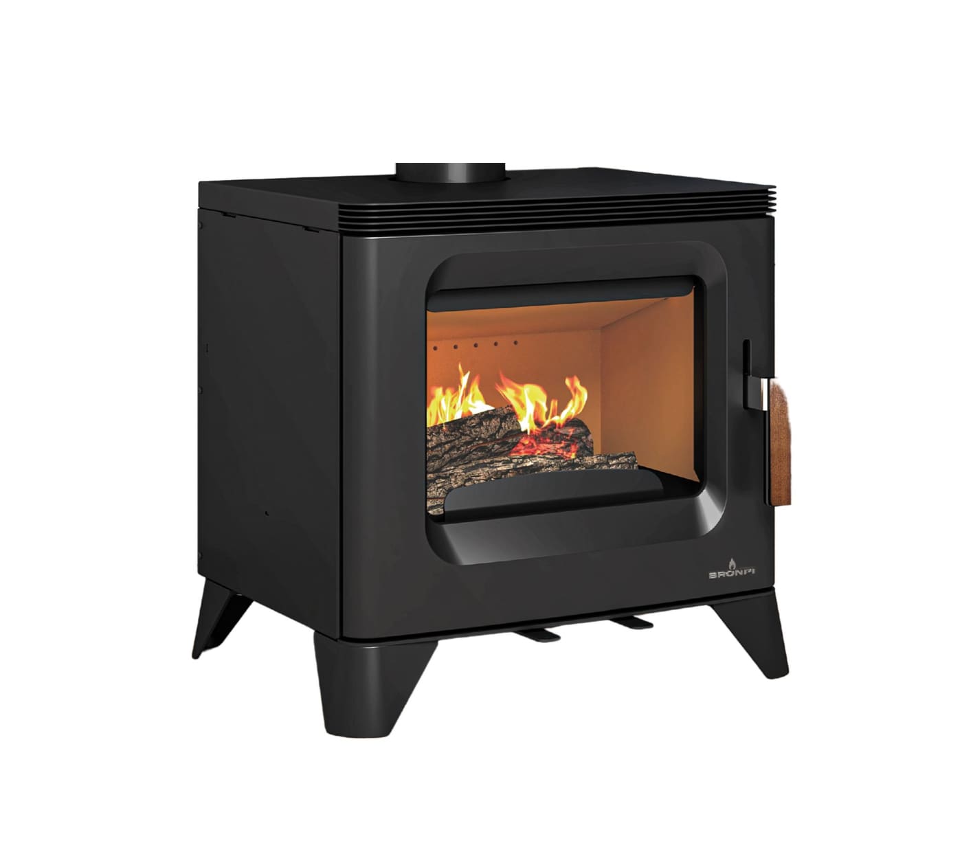 Holzofen anschließbar - BRONPI Orly 6 kW