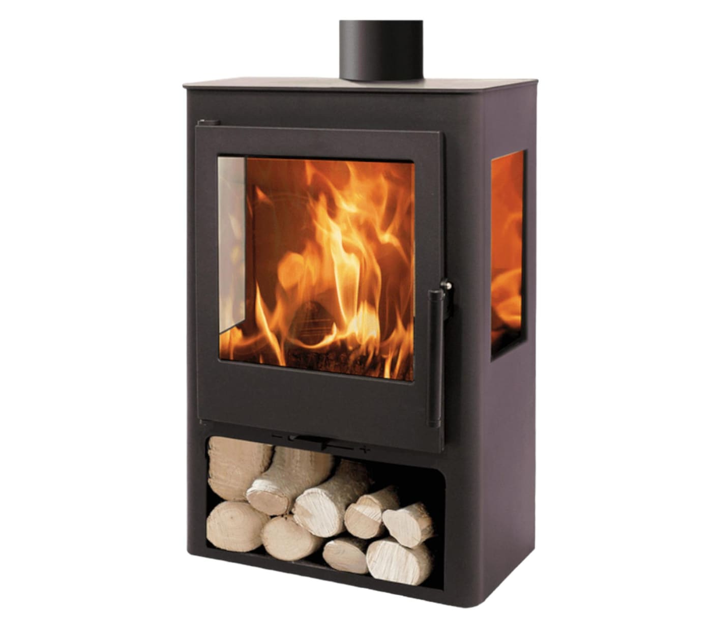 Holzofen 3 vitres - PANADERO Coral 3V 5.4 kW