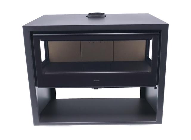 Holzofen anschließbar 3 vitres - PANADERO Chopin 3V 8.2 kW
