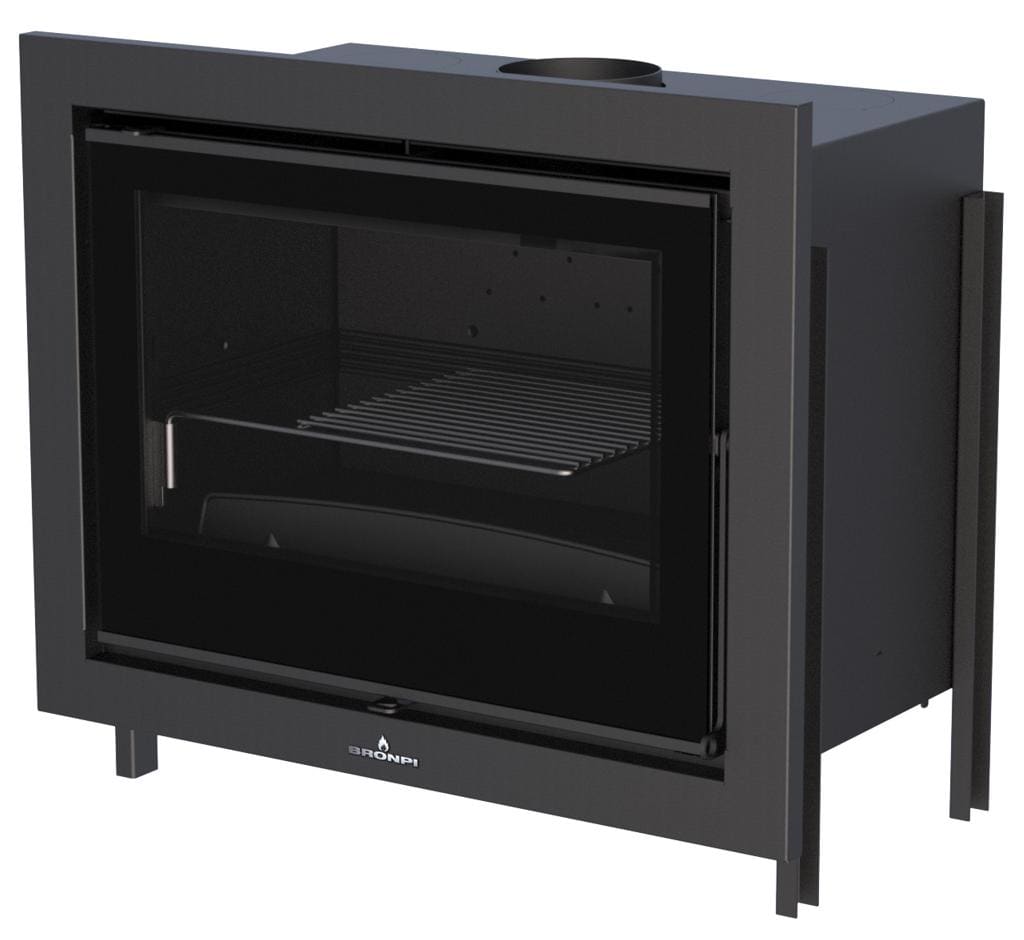 Holzeinsatz belüftet, kanalisierbar - BRONPI Paris 70 Vision 12 kW