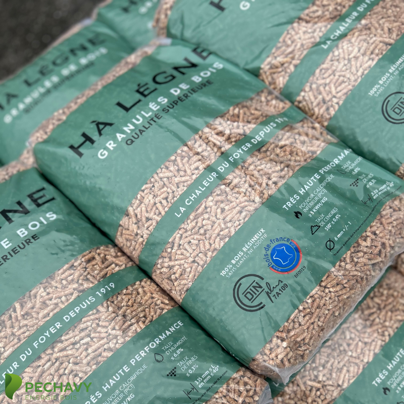 Hà Légne Vert - 1/2 Palette (33 Säcke je 15 kg)