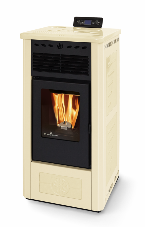 Pelletofen aus Keramik - ORIGINE PHEBO Gea 5S-XL 7.5 kW