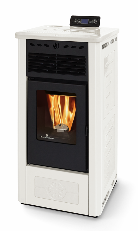 Pelletofen aus Keramik - ORIGINE PHEBO Gea 5S-XL 7.5 kW