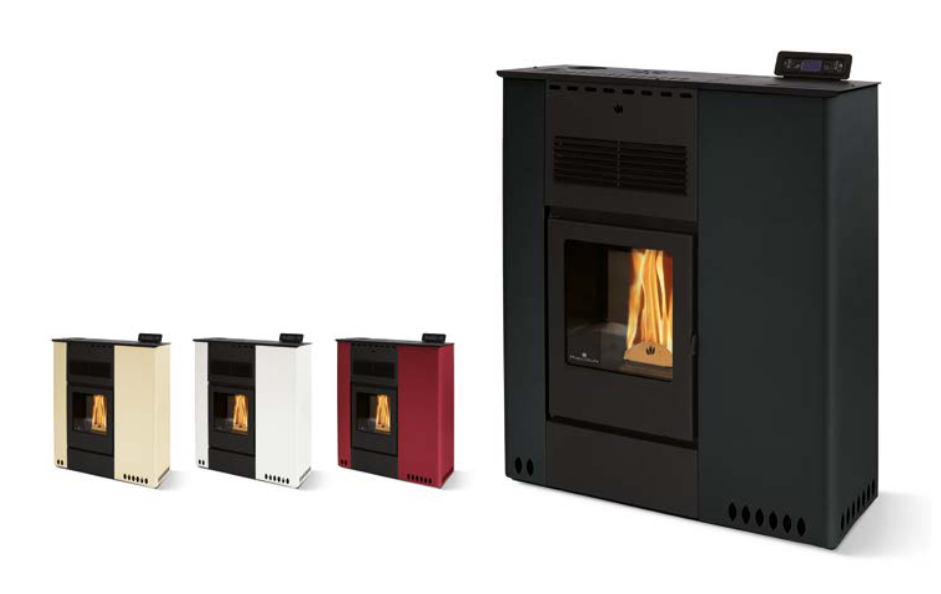 Pelletofen Slim - ORIGINE PHEBO Hera Maxi 11.5 kW