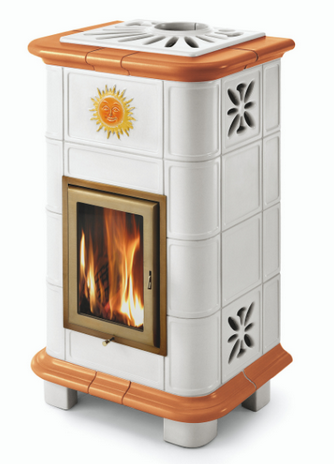 Holzofen aus Keramik - ORIGINE PHEBO Vesta Décor 10,7 kW