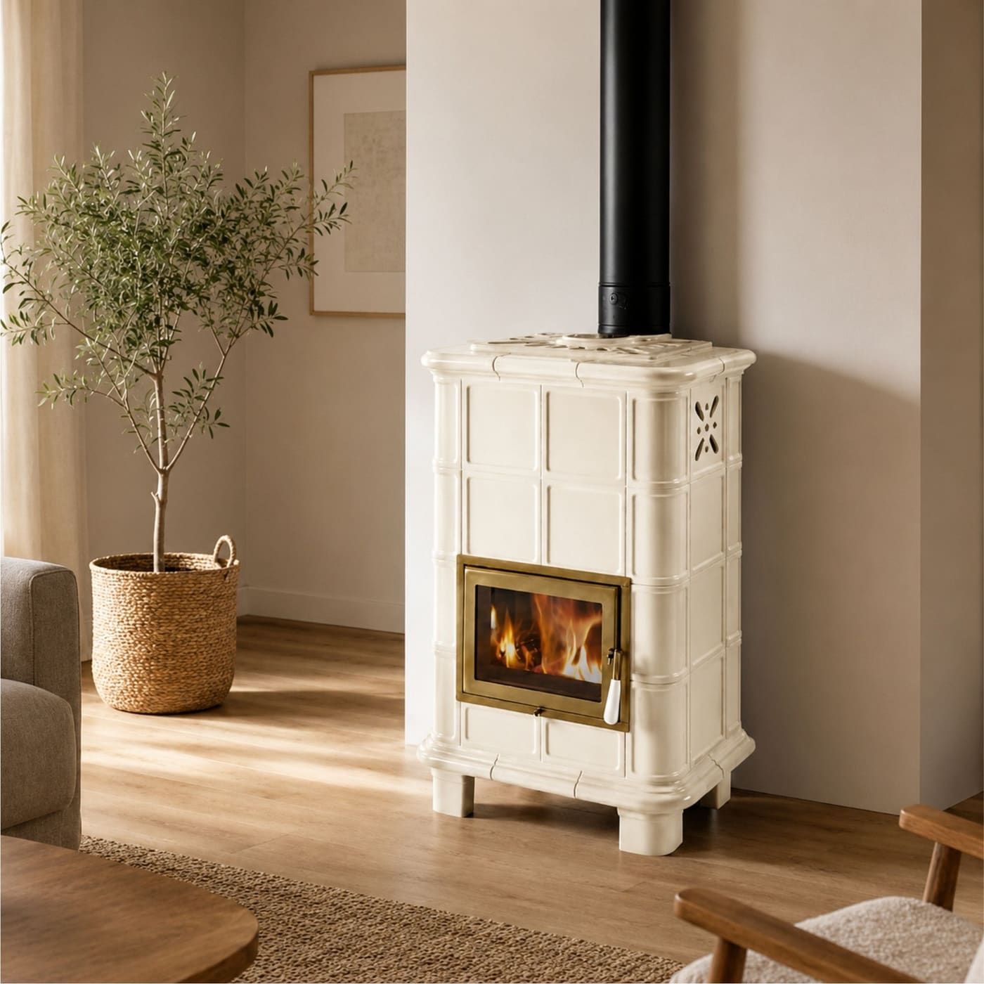 Holzofaus Keramik - ORIGINE PHEBO Diana 11.8 kW