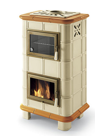 Holzofen mit Backfach aus Keramik - ORIGINE PH Demetra 4S 11.8 kW