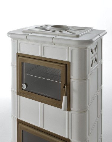 Holzofen mit Backfach aus Keramik - ORIGINE PH Demetra 4S 11.8 kW