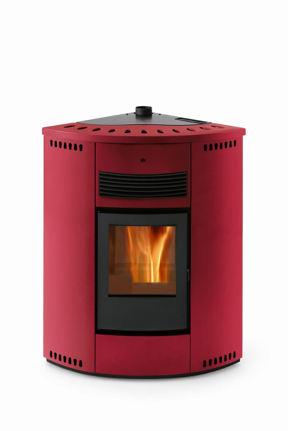 Pelletofen Eck kanalisierbar - ORIGINE PHEBO Asia MAXI 12.7 kW