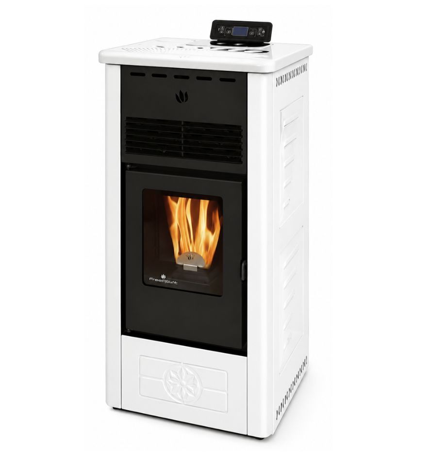 Pelletofen aus Keramik - ORIGINE PHEBO Febe 5S-XL 7.5 kW