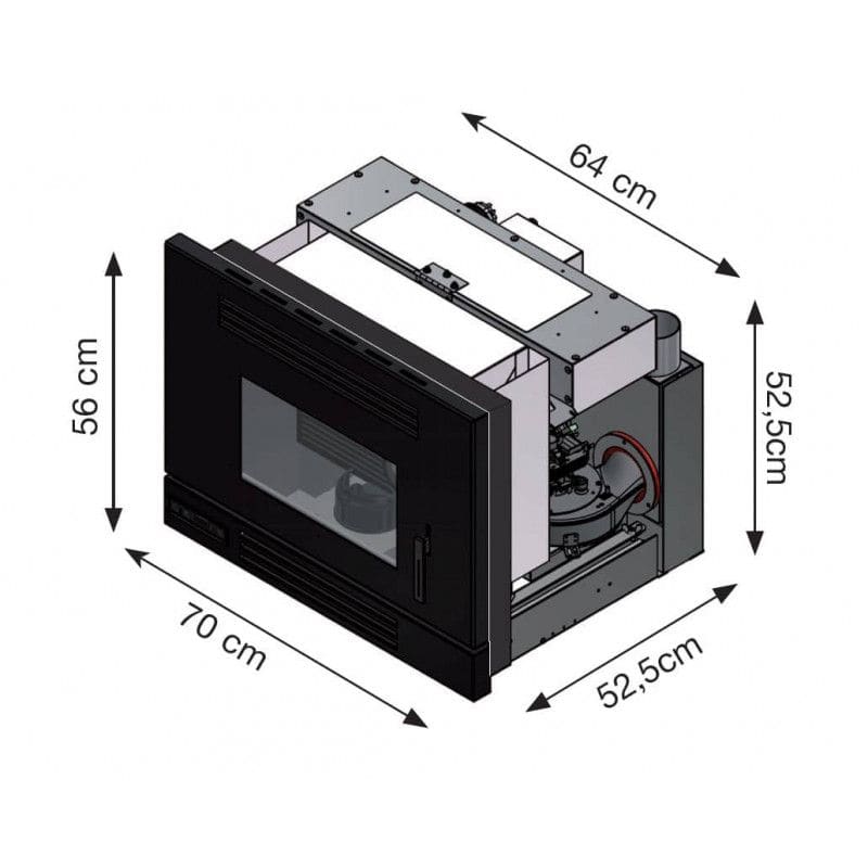 Pelleteinsatz METTI 8 PLUS - Invicta