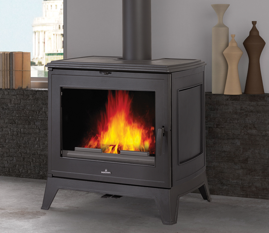 Gusseisen-Holzofen - BRONPI Preston 14 kW