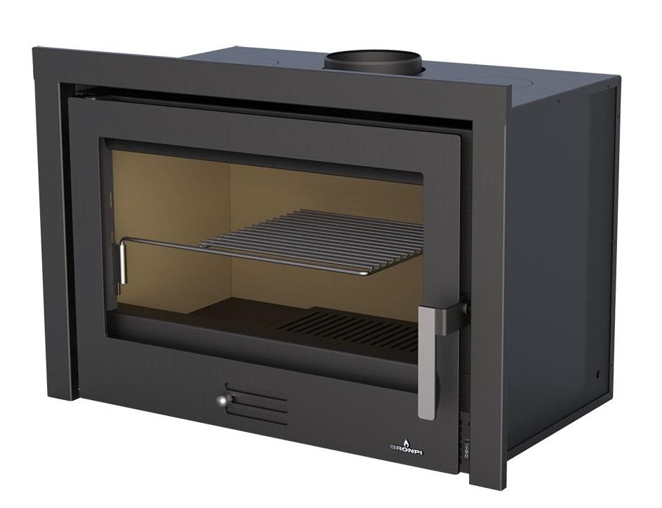 Holzeinsatz belüftet, kanalisierbar - BRONPI Rioja 12 kW