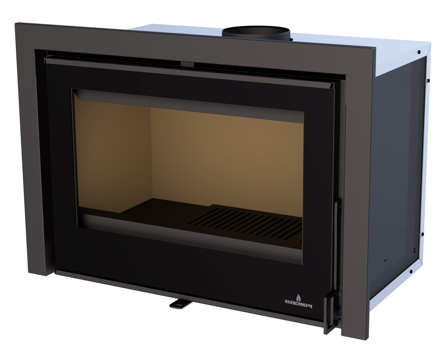 Holzeinsatz belüftet, kanalisierbar - BRONPI Rioja Vision 13 kW