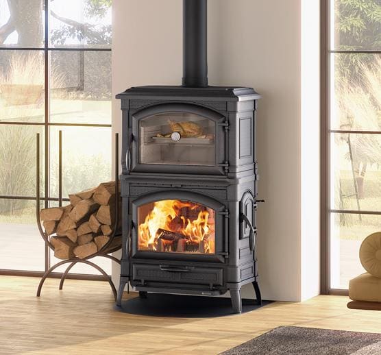 Holzofen mit Backfach - LA NORDICA Isotta Forno.16 9.7 kW