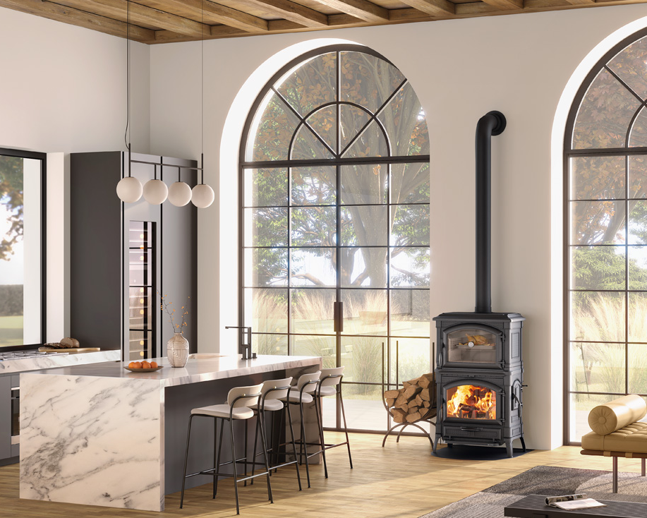 Holzofen mit Backfach - LA NORDICA Isotta Forno.16 9.7 kW