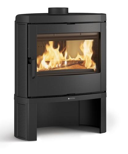 Holzofen anschließbar aus Gusseisen - LA NORDICA Jennifer.16 7.7 kW