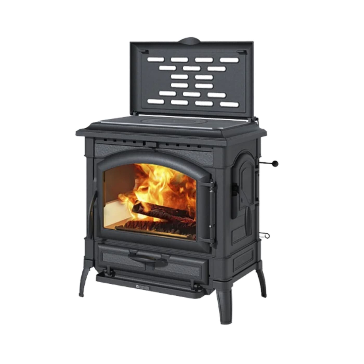 Gusseisen-Holzofen - LA NORDICA Isotta con cerchi LEAN 9.3 kW