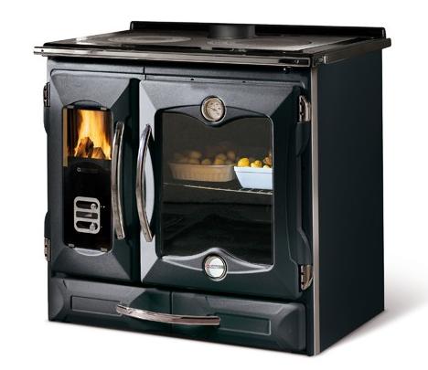 Holz-Küchenherd aus Gusseisen - LA NORDICA Suprema 4.0 9 kW