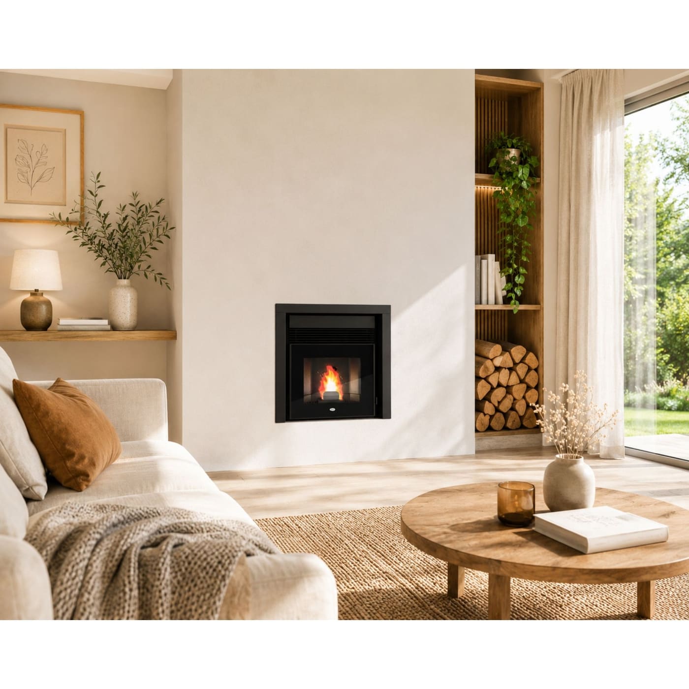 Belüfteter Pelleteinsatz - PUNTO FUOCO Gino 8,5 kW