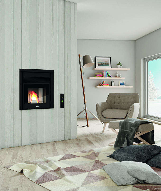 Belüfteter Pelleteinsatz - PUNTO FUOCO Gino 8,5 kW