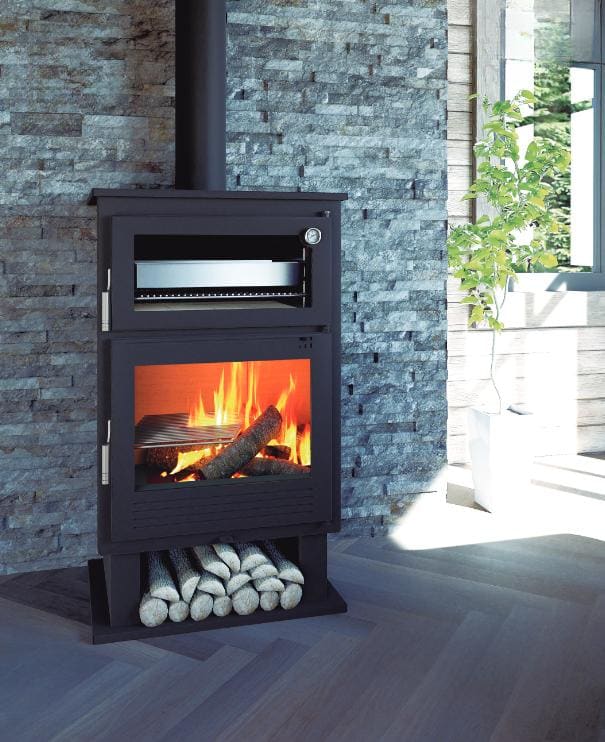 Holzofen mit Backfach - FIREMATIC Nebraska 9.5 kW