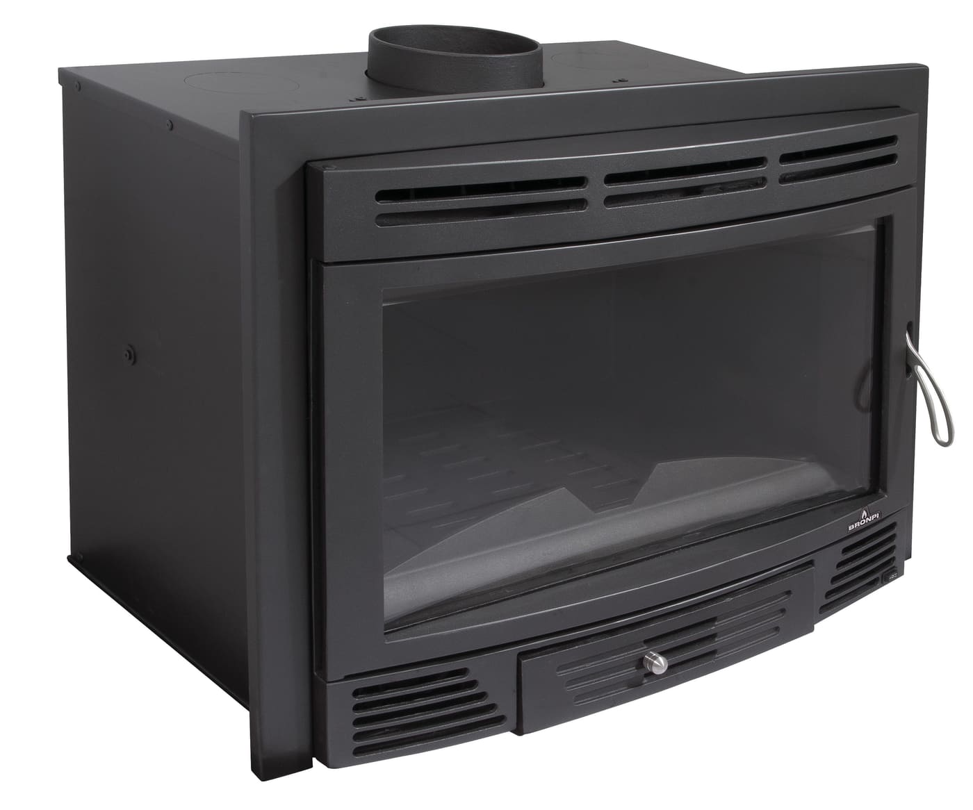 Holzeinsatz belüftet, kanalisierbar - BRONPI Madrid 16,5 kW