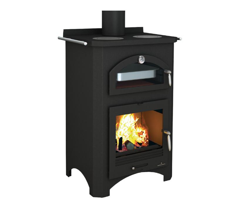 Holz-Küchenherd mit Backfach - BRONPI Monza 14 kW