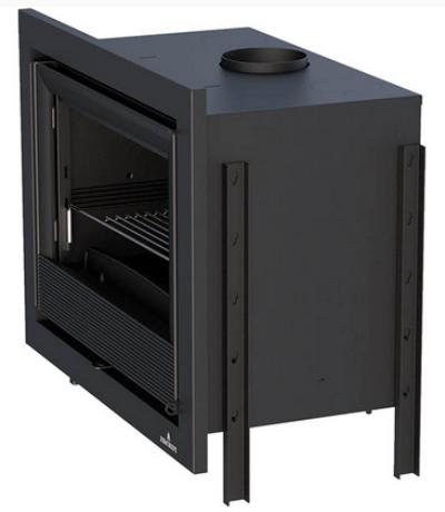 Holzeinsatz belüftet, kanalisierbar - BRONPI Paris 70 12 kW