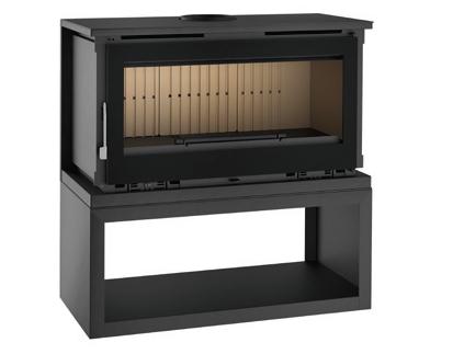 Holzofen anschließbar mit Büchern - FIREMATIC Toronto - M 12,8 kW