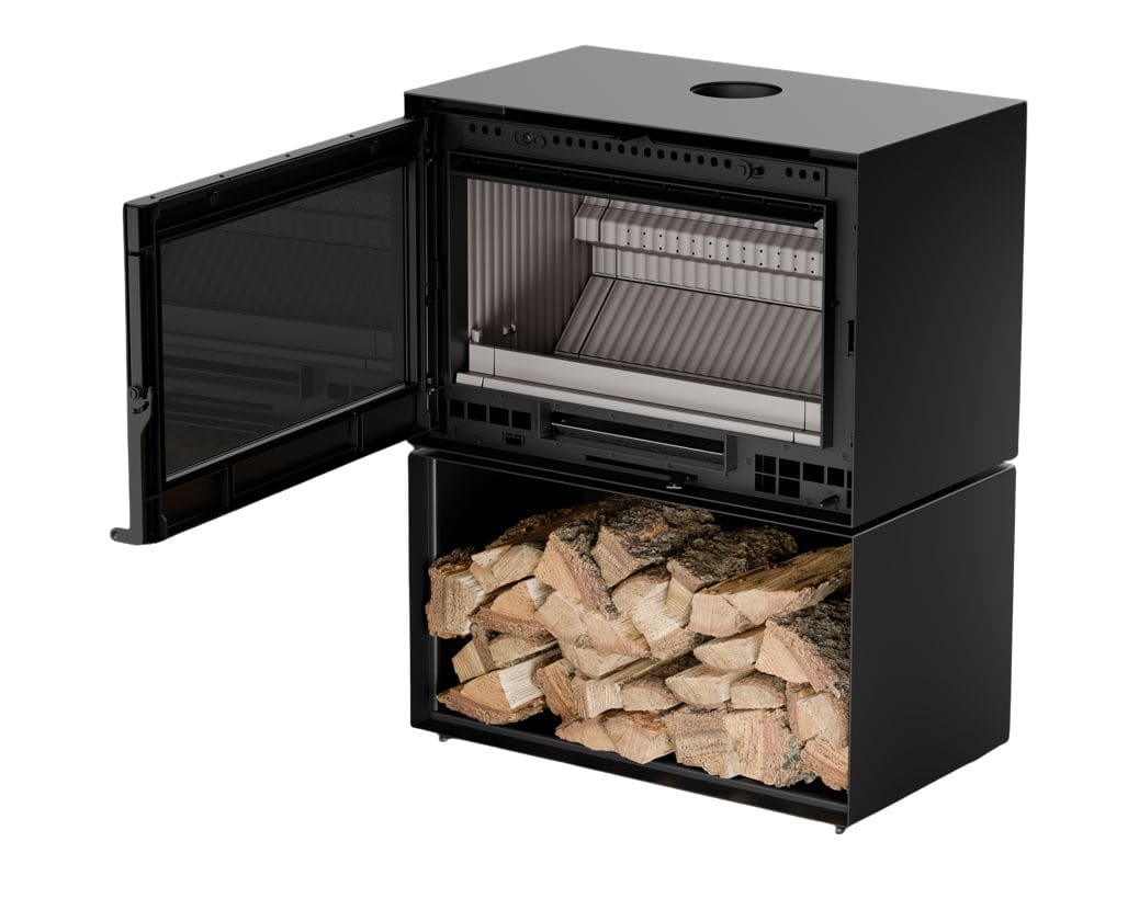 Holzofen anschließbar - THERMOROSSI Fullmoon 10.6 kW