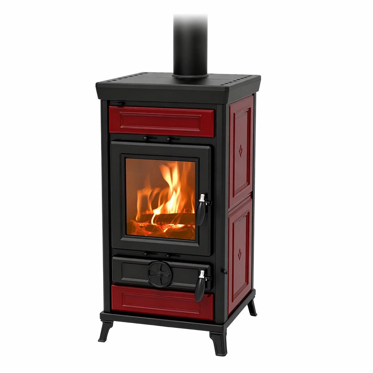 Holzofen aus Keramik - THERMOROSSI Ilaria Evo6 Maiolica 11.4 kW