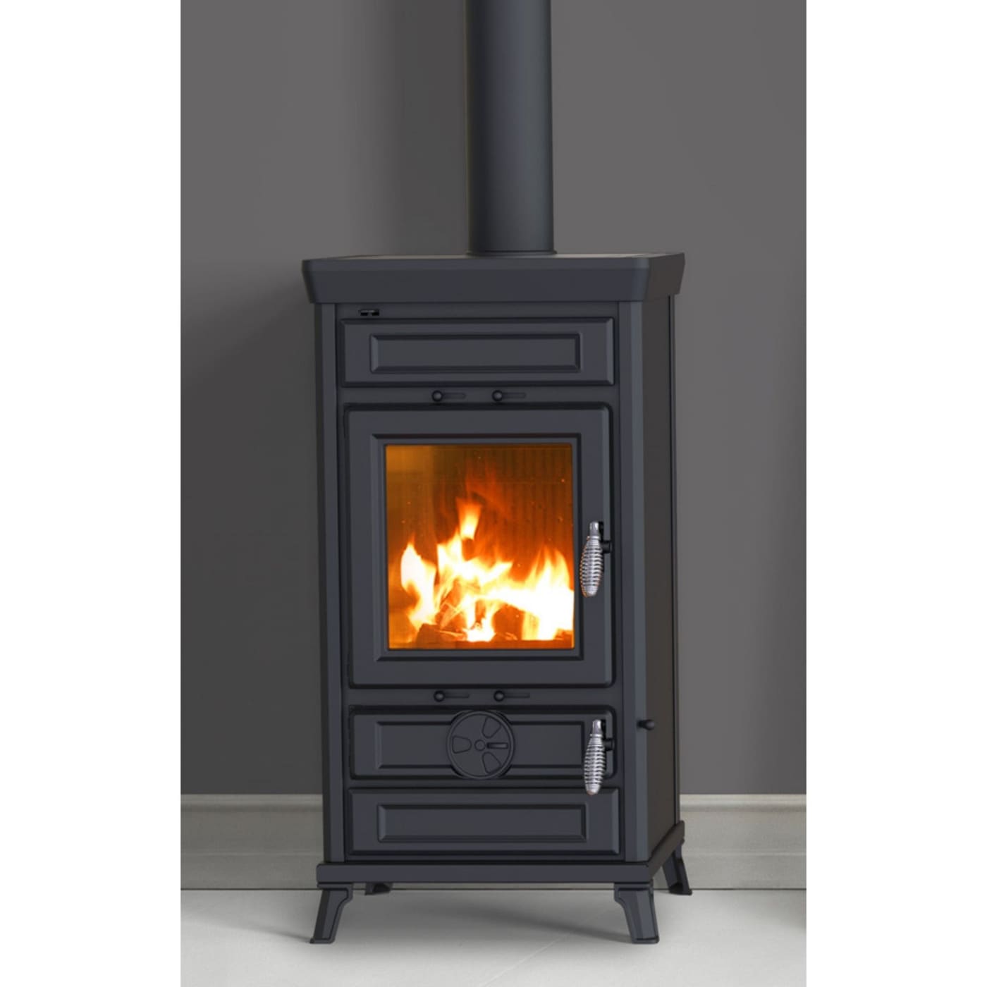 Gusseisen-Holzofen - THERMOROSSI Ilaria Evo6 Easy 11.4 kW