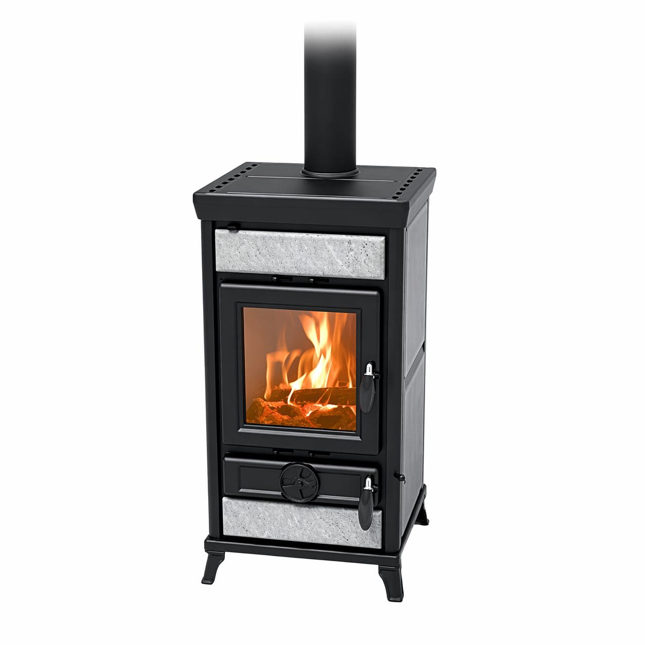 Holzofen en pierre - THERMOROSSI Ilaria Evo6 Stone 11.4 kW