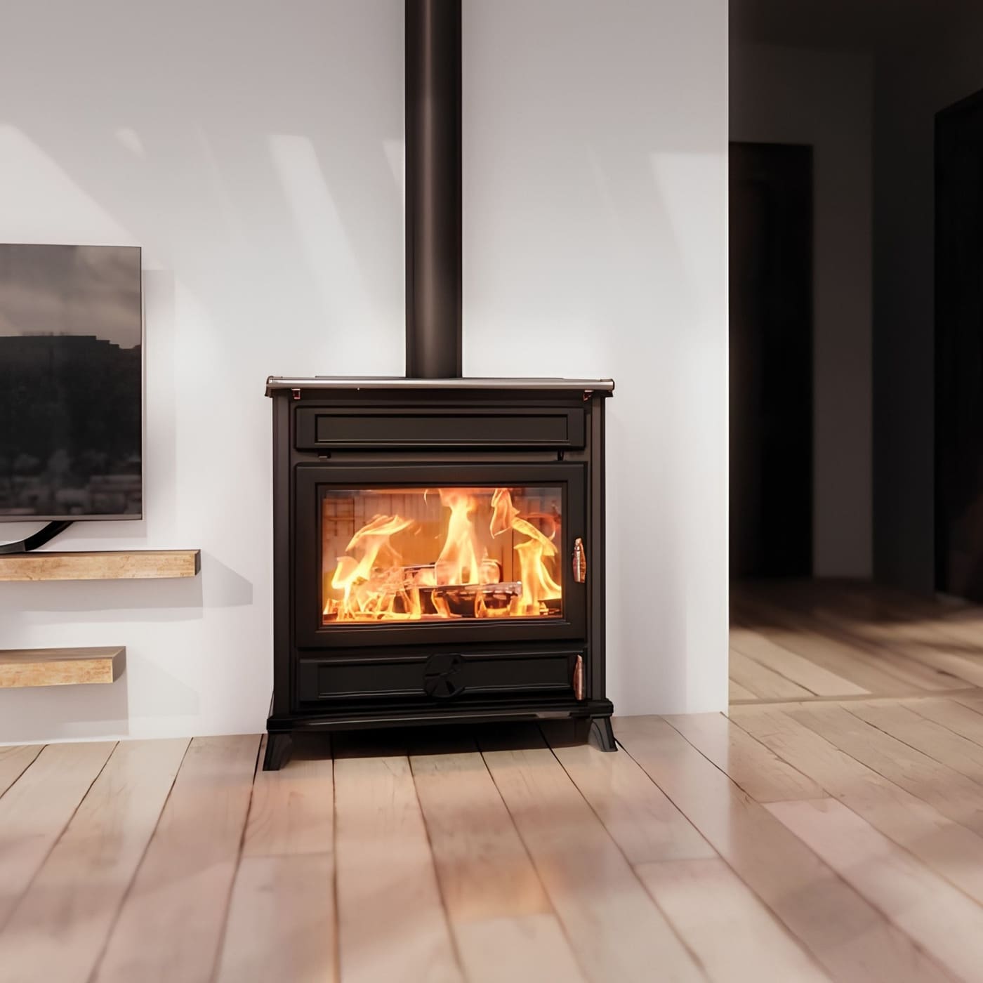 Gusseisen-Holzofen - THERMOROSSI Agorà 12 kW