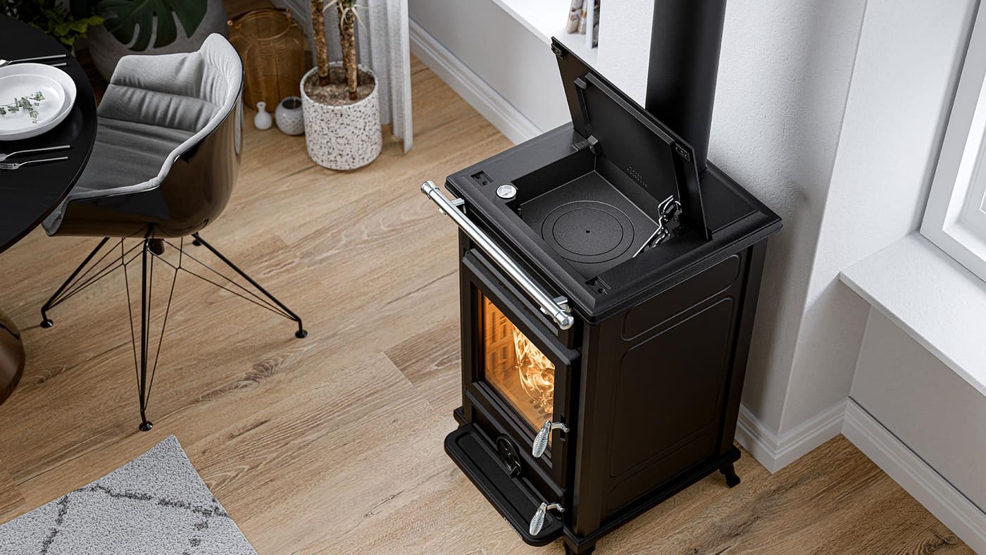 Gusseisen-Holzofen - THERMOROSSI Filò Evo 10.8 kW