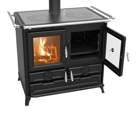 Holz-Küchenherd aus Gusseisen - THERMOROSSI Klara Evo 12,1 kW