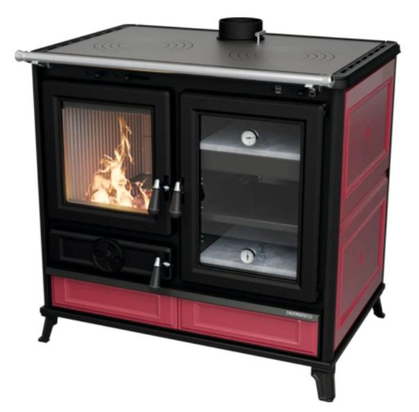 Holz-Küchenherd aus Keramik - THERMOROSSI Margherita Evo 12,1 kW